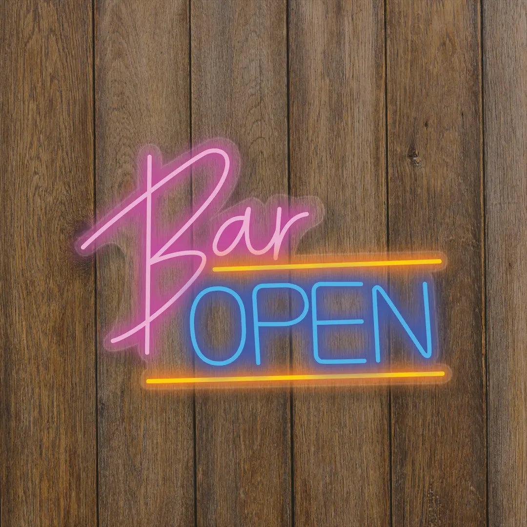 Bar Open Neon Sign