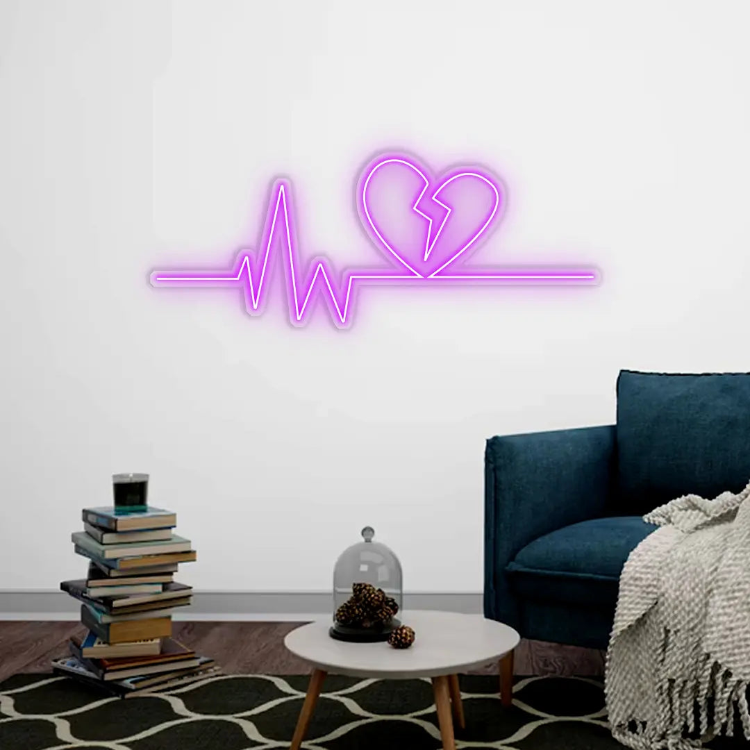Heartbeat Neon Sign