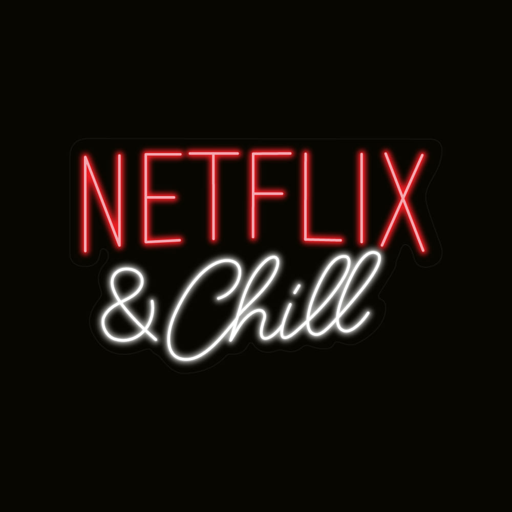 Netflix & Chill Neon Sign