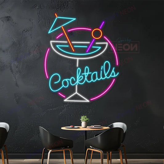 Cocktails Neon Sign