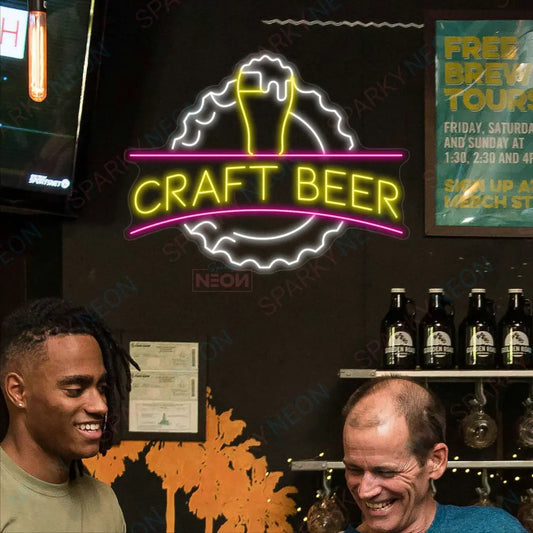 Craft Beer Neon Light Sign