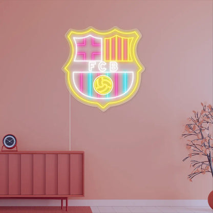FCB Football Club Neon Sign
