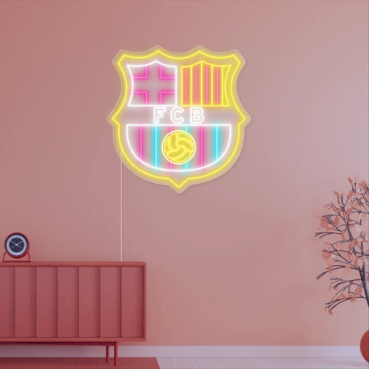 FCB Football Club Neon Sign