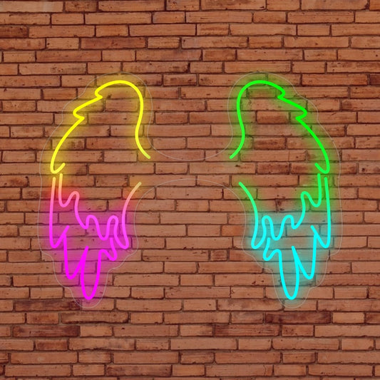 Angel Wings FloMo Neon Sign
