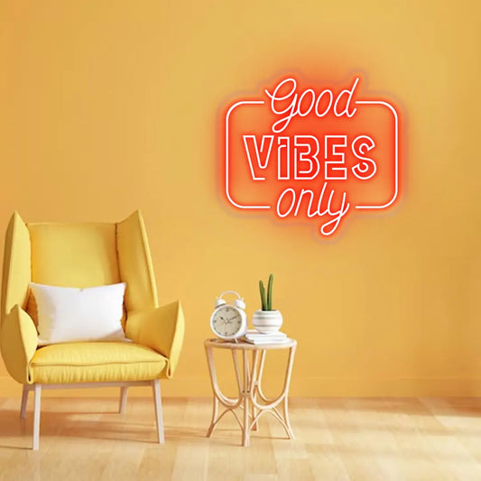 Good Vibes Only Neon Sign
