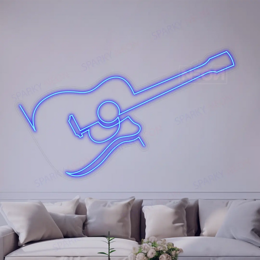 Guitar Neon Sign Led Light