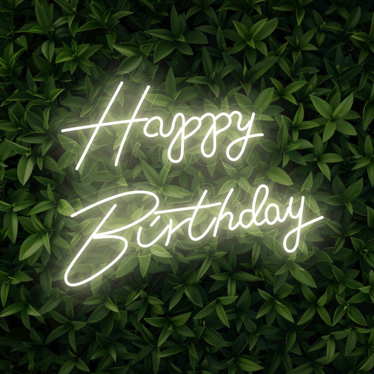 Happy Birthday Neon Light