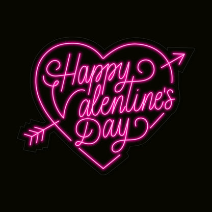 Happy Valentine's Day Neon Light Sign