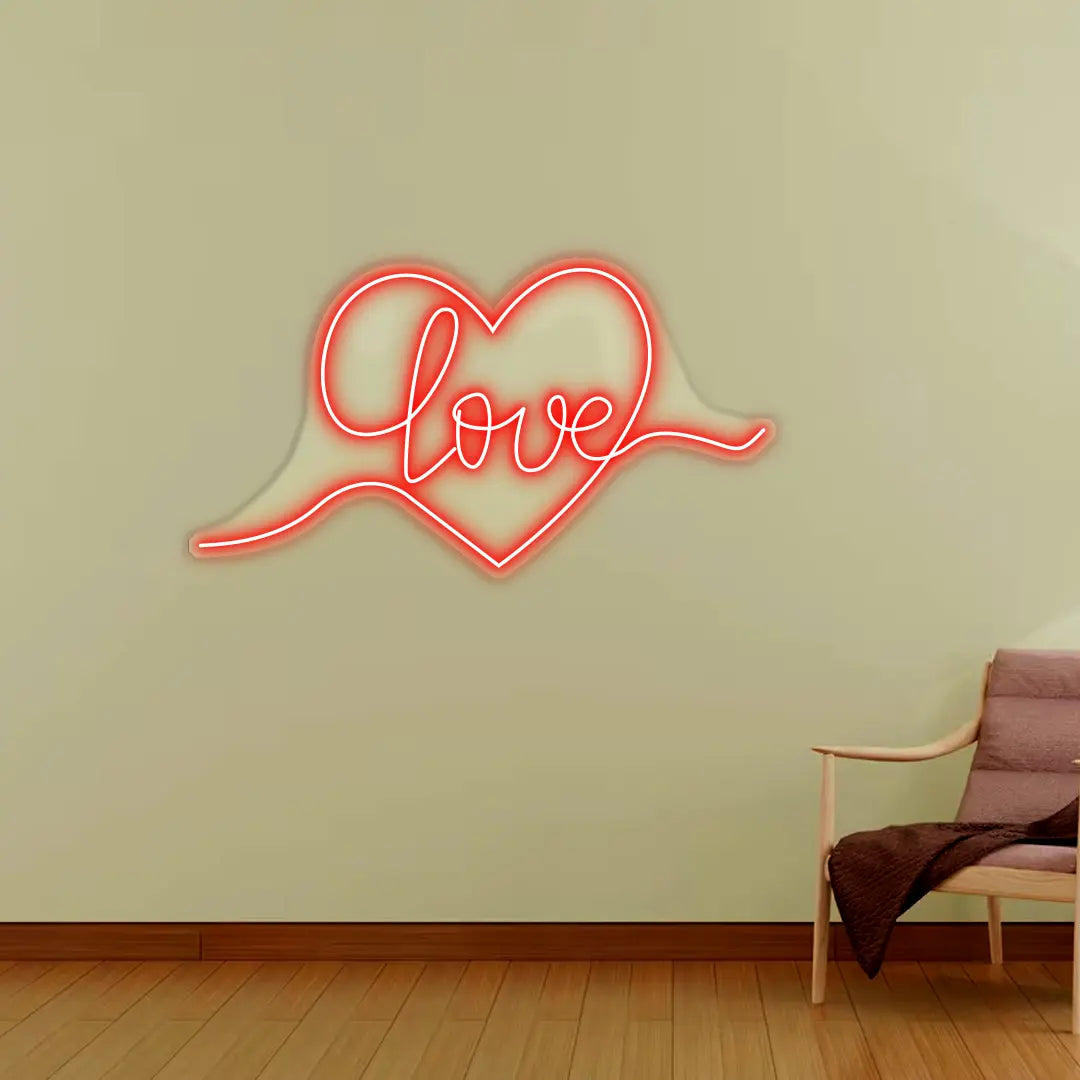 Heart Light Up Sign Neon Sign Love Led Light