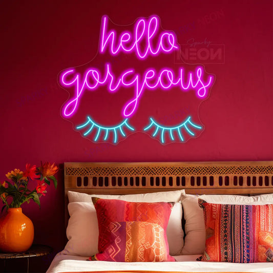 Hello Gorgeous Neon Sign