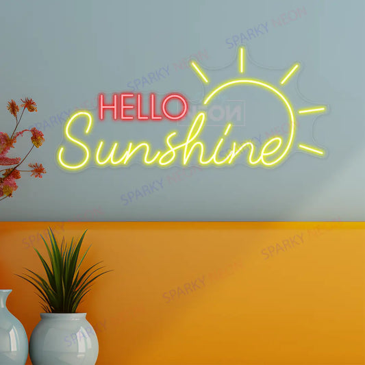Hello Sunshine Neon Sign