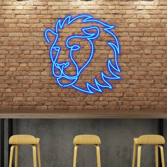 Lion Neon Sign Animal Led Light Cool Neon Signs