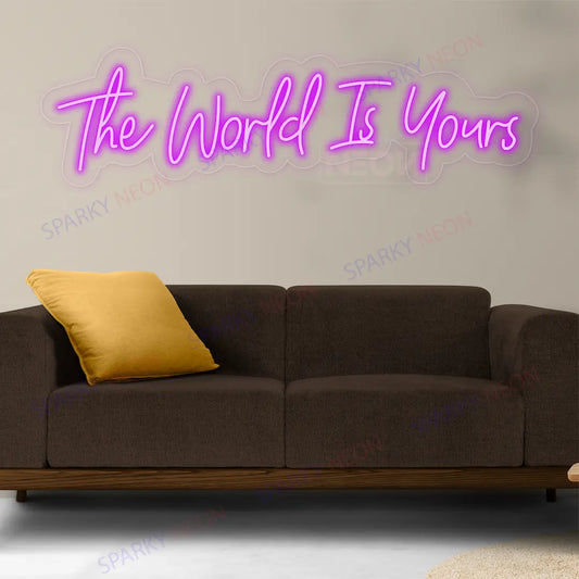 The World Is Yours Led Light