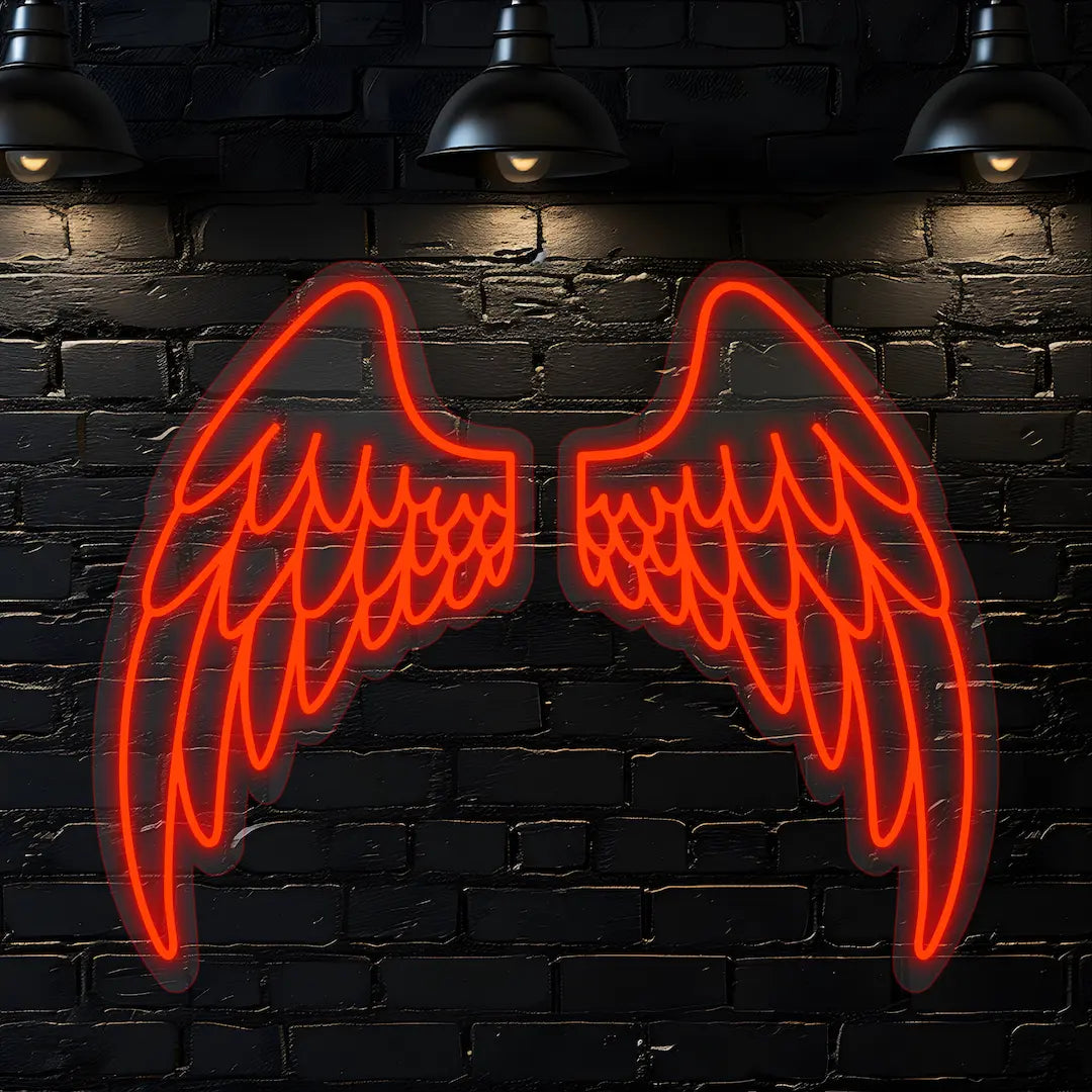 Angel Wings Neon Sign