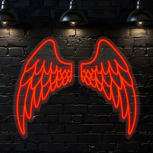 Angel Wings Neon Sign