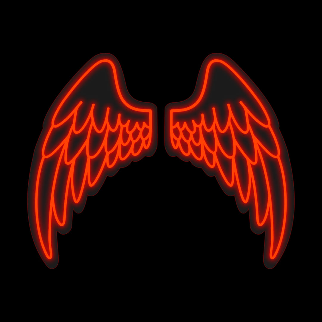 Angel Wings Neon Sign